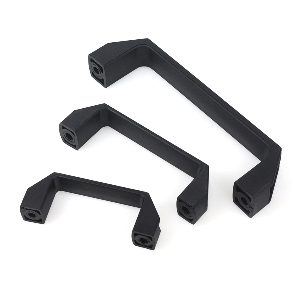 Furniture Hardware Manufacturers - 4개/세트 플라스틱 나일론 V 슬롯 블랙