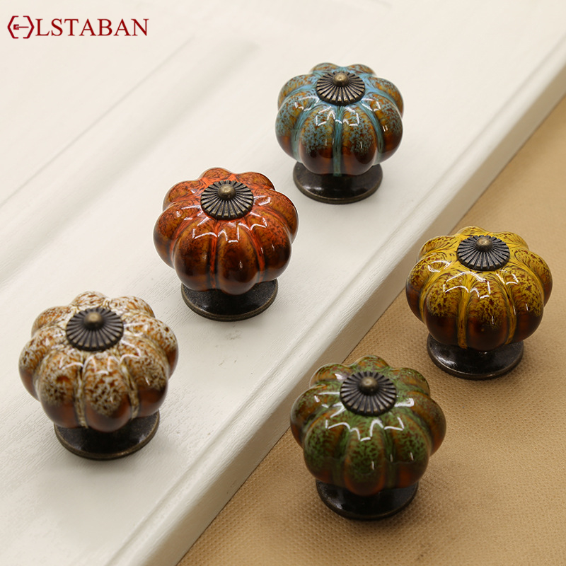 Furniture Hardware China - 세라믹 유럽 스타일 심플 목가적 손잡이