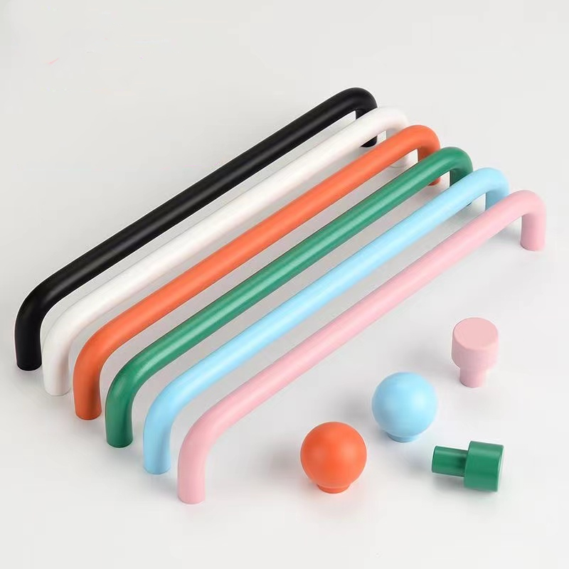 Furniture Hardware China - U형 다채로운 주방 캐비닛 손잡이 128mm