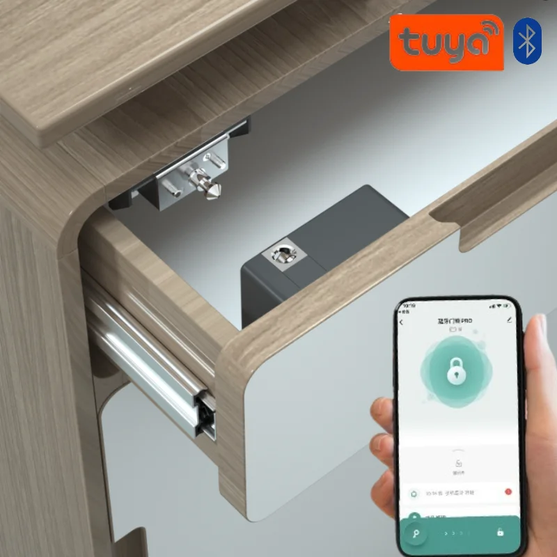 Furniture Hardware Locks - Tuya 스마트 캐비닛 도어 잠금 장치
