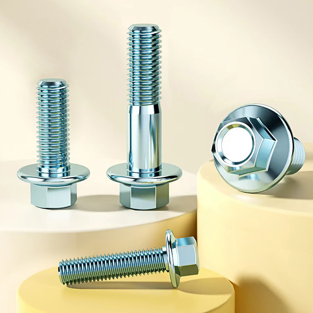 Furniture Grade Hardware - 8.8 등급 아연 도금 육각 플랜지