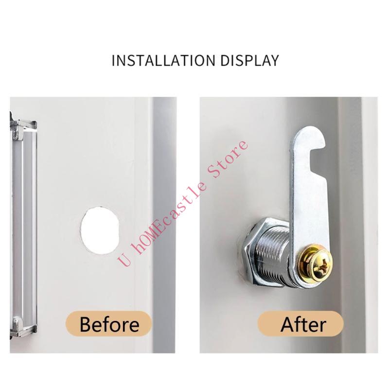 63HF 2세트 서랍 캠 잠금 보안 캐비닛 잠금 장치( - Furniture Hardware Locks 리뷰 및 가격