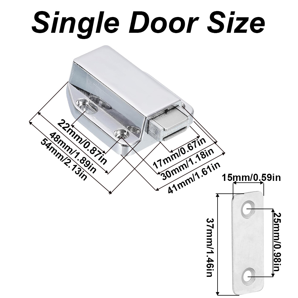 캐비닛 마그네틱 캐치 마그네틱 푸시로 래치 열기 찬장, - Furniture Hardware Locks 리뷰 및 가격