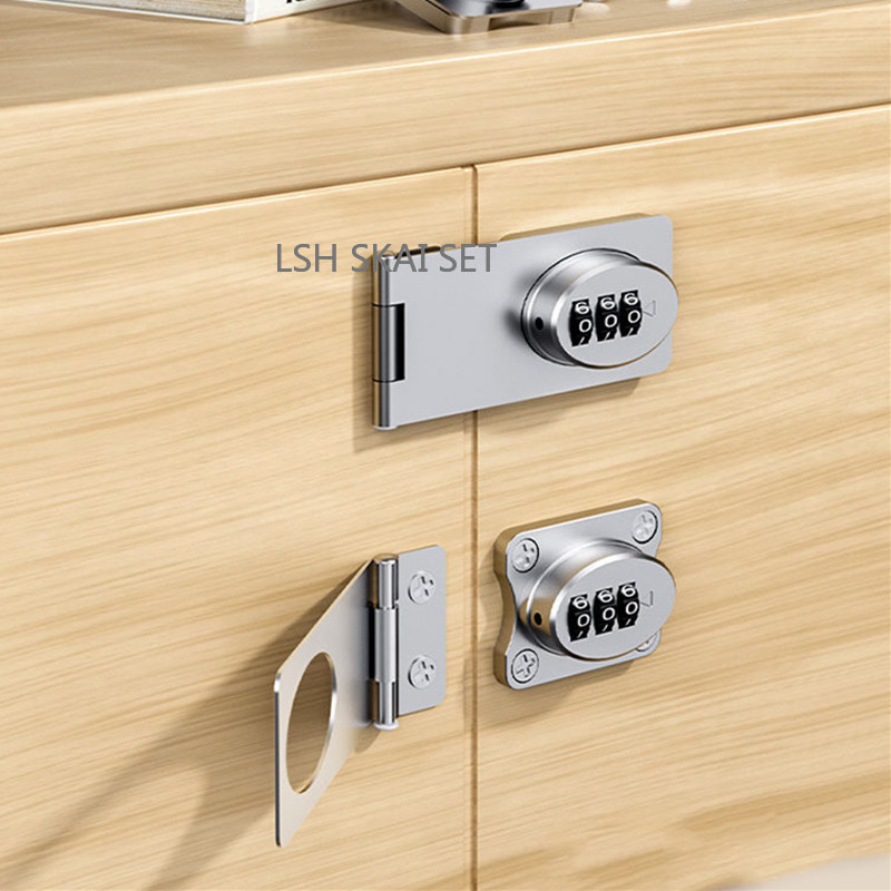 1PC 실내 안전 비밀번호 잠금 장치 실내 서랍 잠금  - Furniture Hardware Locks 리뷰 및 가격