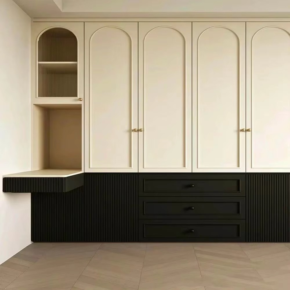 새로운 빈티지 오크 옷장 브랜드 하드웨어 고광택 베이킹 - Brand Hardware Furniture 리뷰 및 가격