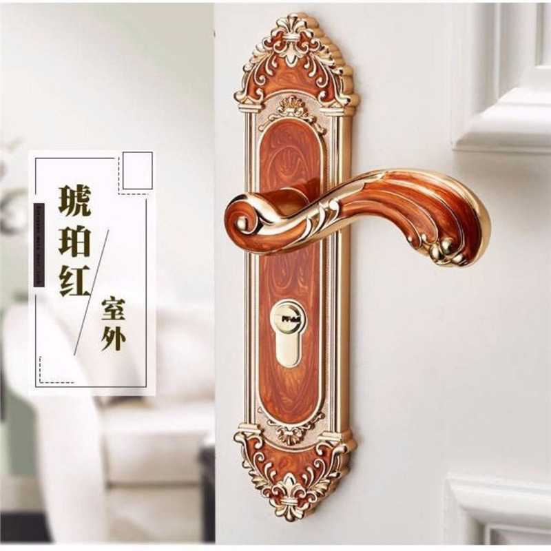 유럽 ​​스타일 무음 방문 손잡이 패션 인테리어 도어  - Furniture Hardware Locks 리뷰 및 가격