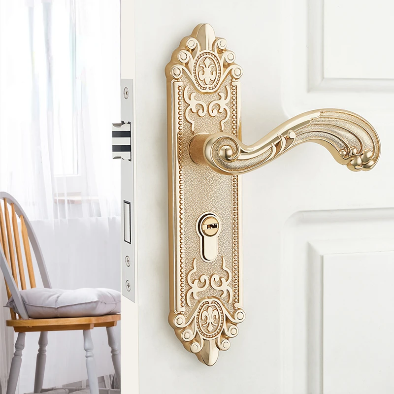 유럽식 무소음 실내 도어 핸들 고급 도난 방지 도어락  - Furniture Hardware Locks 리뷰 및 가격