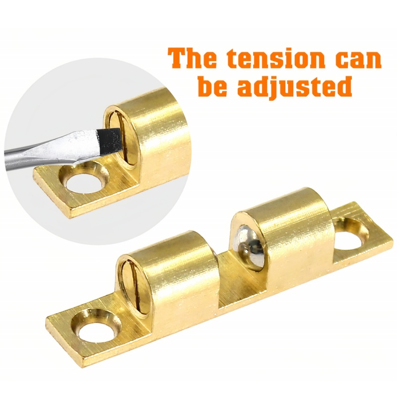 3/6pcs 캐비닛 옷장 도어 볼 캐치, 황동 더블 롤 - Furniture Hardware Locks 리뷰 및 가격