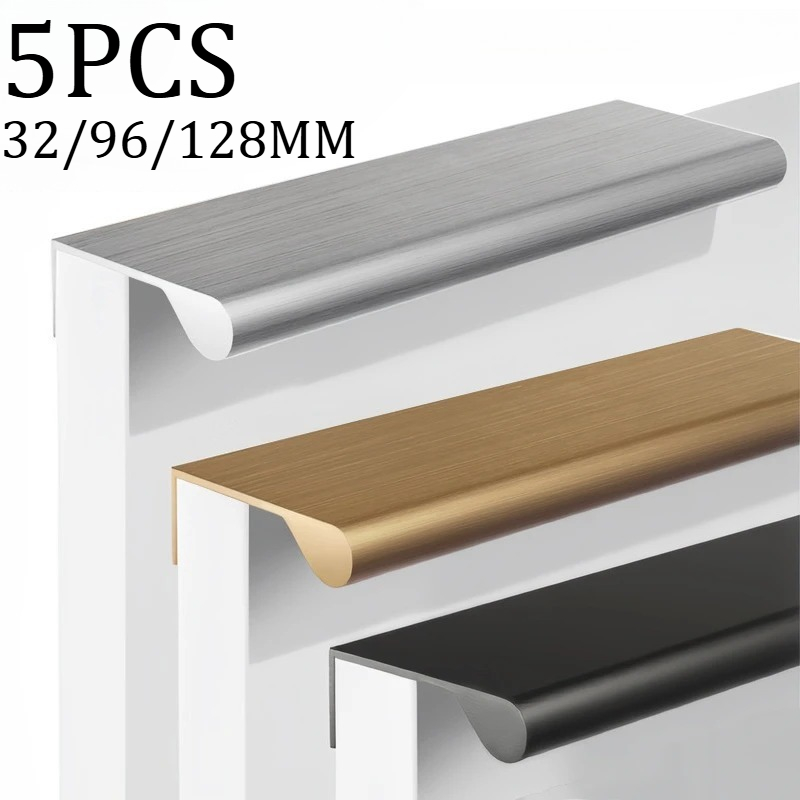 5PCS 측면 장착 핸들 알루미늄 기반 캐비닛 핸들 숨 - Furniture Hardware China 리뷰 및 가격
