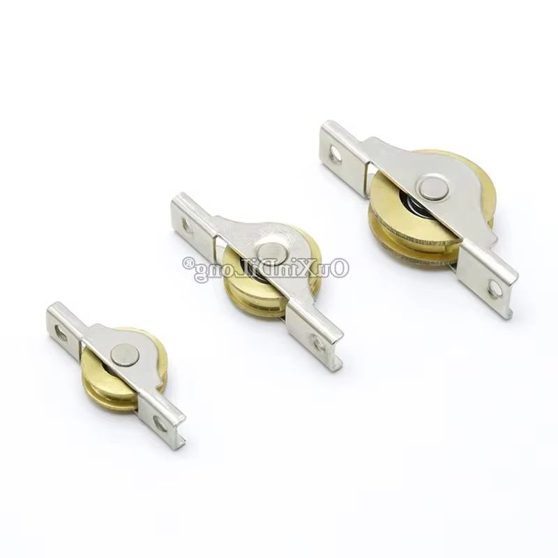 새로운 10PCS 슬라이딩 도어 롤러 캐비닛 구리 휠  - Brand Hardware Furniture 리뷰 및 가격