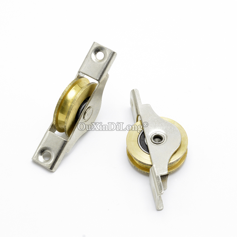 새로운 10PCS 슬라이딩 도어 롤러 캐비닛 구리 휠  - Brand Hardware Furniture 리뷰 및 가격