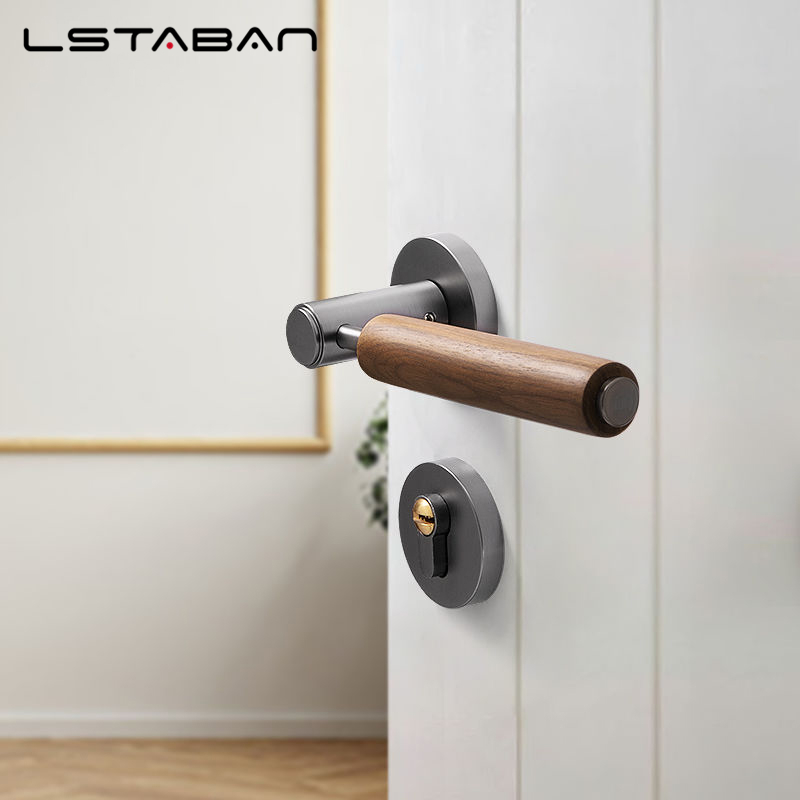 분할 음소거 도난 방지 도어 잠금 북유럽 수제 호두 나 - Furniture Hardware Locks 리뷰 및 가격