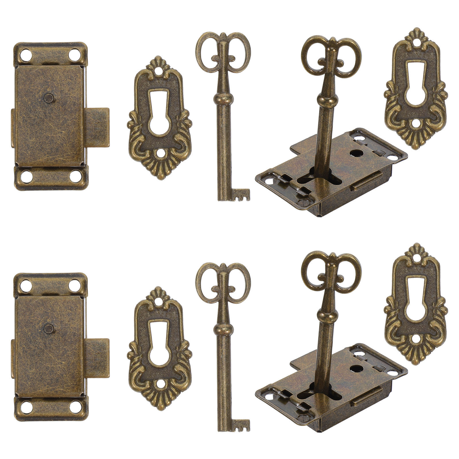 4세트 가구 캐비닛 잠금장치 철제 레트로 빈티지 찬장  - Furniture Hardware Locks 리뷰 및 가격