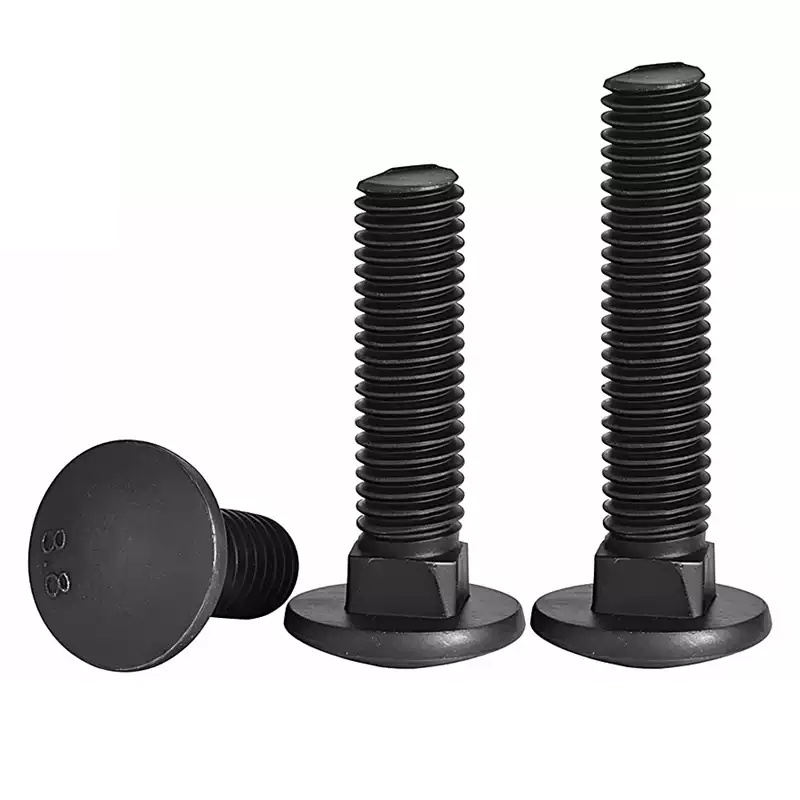 M8-M12 사각 넥 캐리지 볼트 8.8 등급 검정색  - Furniture Grade Hardware 리뷰 및 가격
