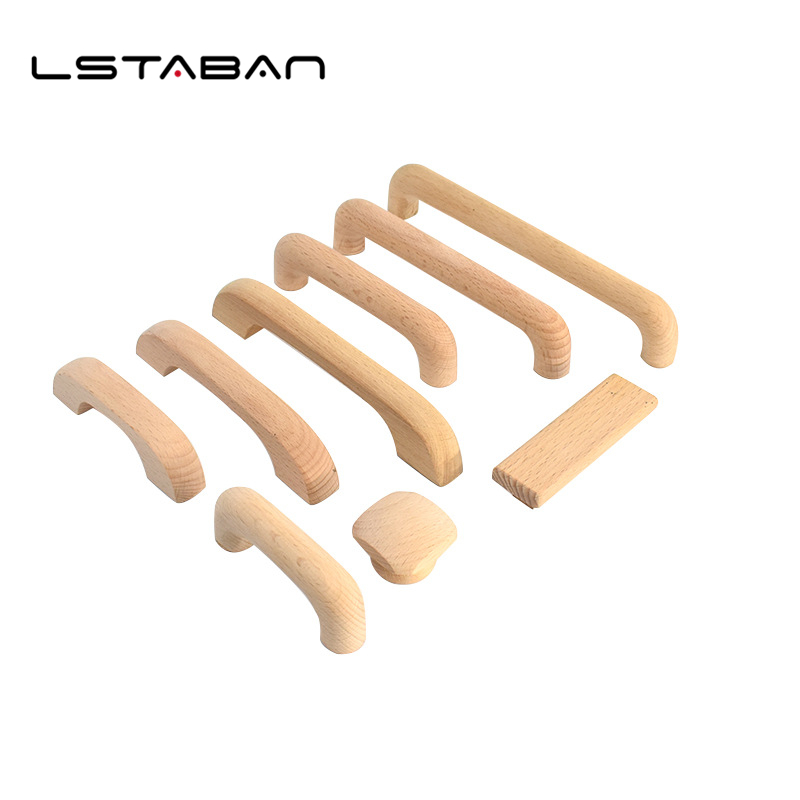 나무 가구 손잡이 서랍은 북유럽 캐비닛 단단한 나무 손 - Furniture Hardware China 리뷰 및 가격