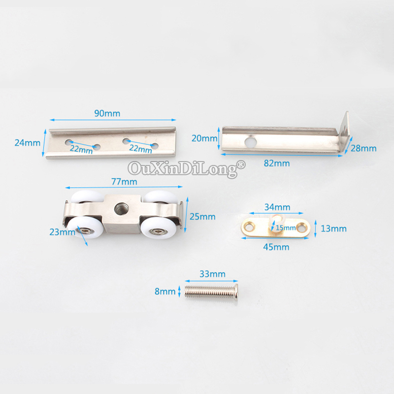 헤비 듀티 슬라이딩 문짝 롤러, 4 바퀴 행잉 풀리,  - Brand Hardware Furniture 리뷰 및 가격