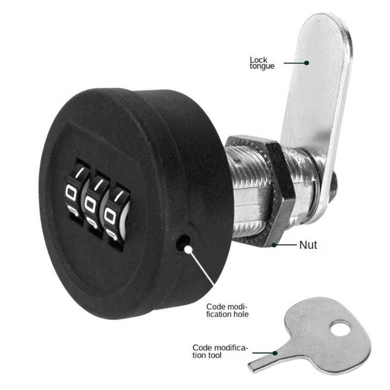 서랍 비밀번호 잠금 장치 20/30mm 나사 길이 찬장 - Furniture Hardware Locks 리뷰 및 가격