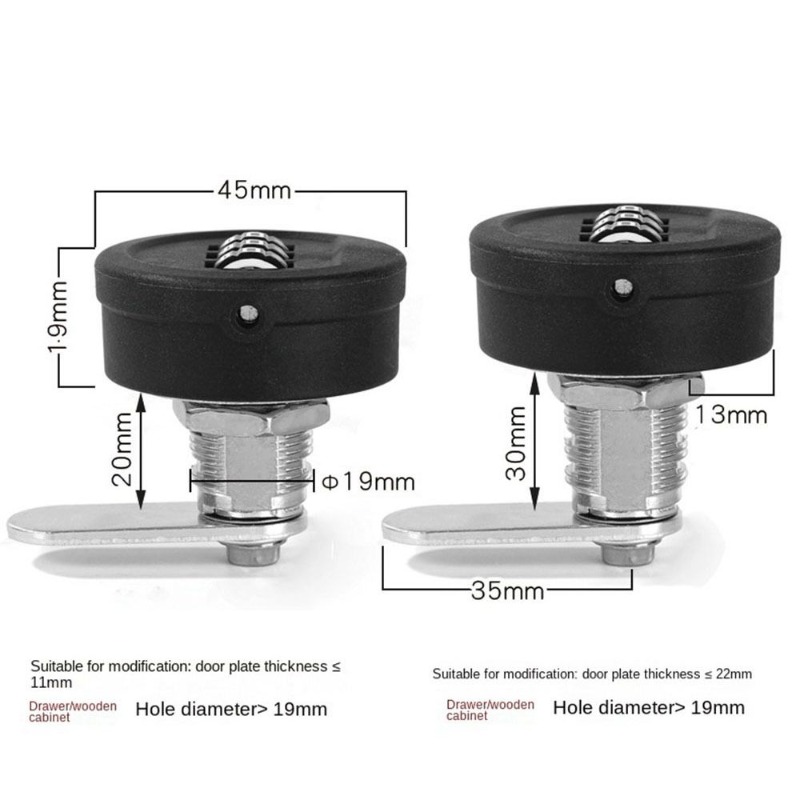 서랍 비밀번호 잠금 장치 20/30mm 나사 길이 찬장 - Furniture Hardware Locks 리뷰 및 가격