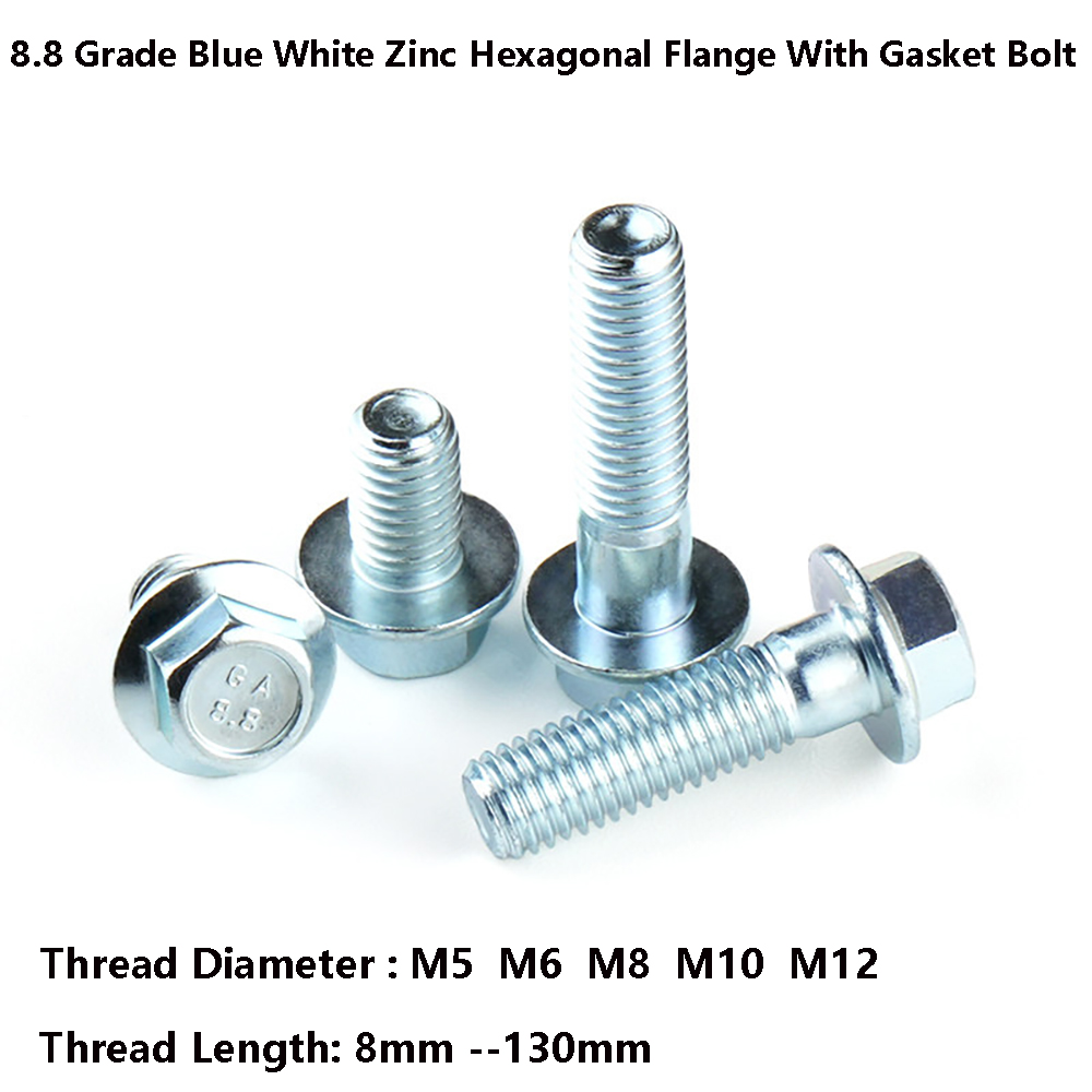 8.8 등급 아연 도금 육각 플랜지 볼트 M5-M12( - Furniture Grade Hardware 리뷰 및 가격